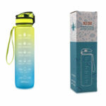 1L Tritan Water Bottle With Time Marker Bounce Cover – Bild 17