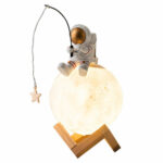 Astronaut Figurines Home Decoration Resin Spaceman Night Light – Bild 5