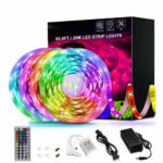 LED Strip Lights Lamp 5050 RGB Flexible Tape Diode – Bild 7