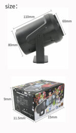 Projector Lamp High-brightness Christmas Snowflake Indoor – Bild 2