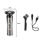 3 Blades Electric Shaver Men Rechargeable Rotary Floating Razor Beard – Bild 3