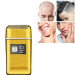 Metal 2-Speed Electric Shaver For Hair Beard Rechargeable Razor Bald – Bild 5