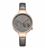 Multifunctional Quartz Leather Band Watch For Women – Bild 4