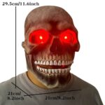 Halloween Skull Movable Mouth Latex Halloween Kills Mask – Bild 6