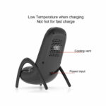 Fast Wireless Charger Phone Holder Desk Cute Stand – Bild 4