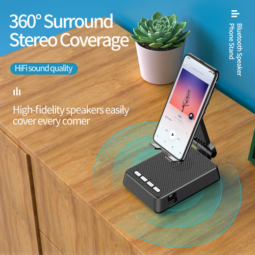 89527add-1b8f-4159-90ee-18fb131abc1f.jpg Mobile Phone Broadcaster Stand Wireless Bluetooth Speaker – Bild 1