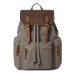 Fashion Contrast Color Canvas Backpack For Men And Women – Bild 6