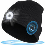 Glow Wireless Music Call Warm Earphone Hat – Bild 4