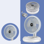 4 Speed Adjustable USB Charging Foldable Table Fan – Bild 4