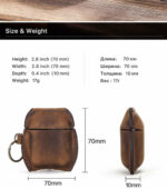 Wireless Bluetooth Headset Leather Case – Bild 4
