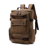 Large Canvas Shoulder Casual Backpack For Unisex – Bild 4