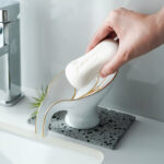 Ceramics Leaf Shape Soap Box Bathroom Soap Holder Storage – Bild 2