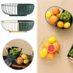 Metal Hollowed Out Fruit Vegetable Snack Tray Bowl Basket – Bild 3