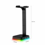Desktop Gamer 2 In 1 RGB Headphone Stand Power Strip – Bild 7