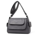 Casual High Quality Leather Messenger Bag For Women – Bild 4