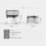 Mini Coffee Machine Hand-Pressed Coffee Maker Coffee Brewer Grinder – Bild 5