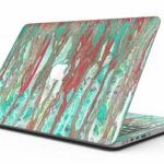 Abstract Wet Paint Mint Rustic - MacBook Pro with Retina Display