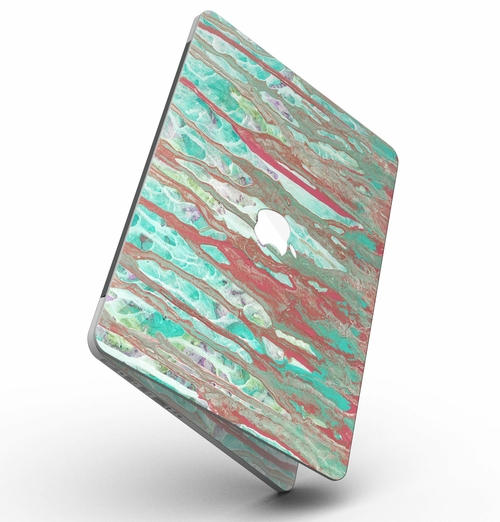Abstract Wet Paint Mint Rustic - MacBook Pro with Retina Display – Bild 2