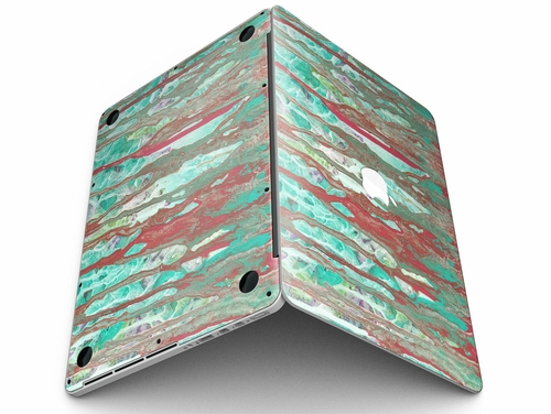 Abstract Wet Paint Mint Rustic - MacBook Pro with Retina Display – Bild 3