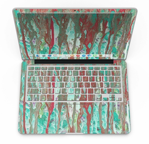 Abstract Wet Paint Mint Rustic - MacBook Pro with Retina Display – Bild 4