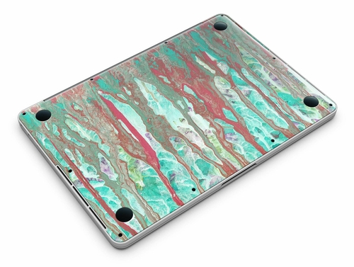 Abstract Wet Paint Mint Rustic - MacBook Pro with Retina Display – Bild 6