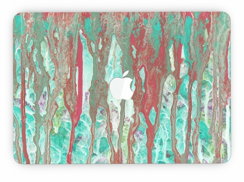 Abstract Wet Paint Mint Rustic - MacBook Pro with Retina Display – Bild 7