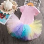 Baby Tutu Dress Unicorn Christening Gown Baptism – Bild 2
