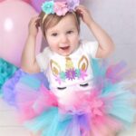 Baby Tutu Dress Unicorn Christening Gown Baptism – Bild 5