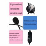 Adjustable Noise Canceling Earphone for PC Laptop – Bild 4