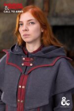 Dungeons & Dragons Warlock Hood Grey/Red – Bild 3