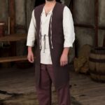 Dungeons & Dragons Druid Long Vest Brown