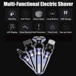 4 in 1 Electric Shaver Hair Clippers Men's Rotary Shavers Rechargeable – Bild 2