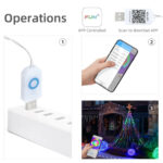 GFLAI Factory Wholesale 4 Wire USB Plug App Controlled LED Fairy – Bild 5