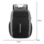 Men's Backpack Business Multifunctional USB Charging Notebook Bag For – Bild 2