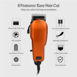220-240V Household Trimmer men's shaver Professional Hair Clipper – Bild 4