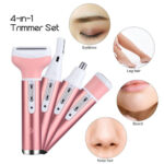 4 In 1 Epilator Female Eyebrow Trimmer Women Shaver Hair Removal Razor – Bild 4