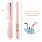 2 In 1 Hair Straightener Fast Heat Hairdressing Comb – Bild 6