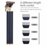USB Rechargeable T9 Baldheaded Hair Clipper Electric – Bild 5