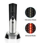 Rechargeable EMS LED Light Head Massager Brush Sonic Vibration Hair – Bild 5