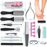 23 in 1 Professional Pedicure Tools Set Foot Care Scrubber Pedicure – Bild 5