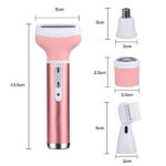 4 In 1 Epilator Female Eyebrow Trimmer Women Shaver Hair Removal Razor – Bild 2