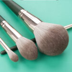 14pcs Green Cloud Makeup Brushes Cosmetics Tools Set Wooden Handle – Bild 3