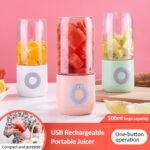 Mini Portable Blender USB Rechargeable 500ml Cup Bottle Electric – Bild 2