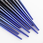 10 Pcs Makeup Brushes Navy Blue Premium Synthetic Hair Foundation – Bild 3