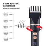 Electric Hair Clipper Usb Hair Trimmer Titanium Ceramic Blade Men Kids – Bild 3