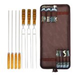 7 Piece Stainless Steel BBQ Barbecue Fork For Home Outdoor