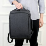 Backpack For Men Casual Oxford Cloth Waterproof Luxury Bagpack USB – Bild 6