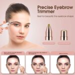 2 in 1 Electric Eyebrow Trimmer Painless Eye Brow Epilator For Women – Bild 3