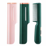 2 In 1 Hair Straightener Fast Heat Hairdressing Comb – Bild 2