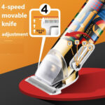 Professional Hair clipper Rechargeable Hair Trimmer Electric Hair – Bild 2